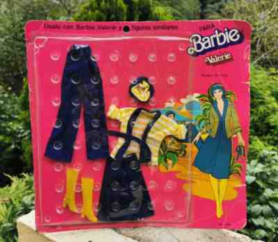 RARE CIPSA MEXICO BARBIE VALERIE CITY SIGHTS GUAG 9152 CLOTHES VARIATION NEW OP