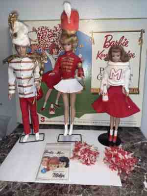 Barbie,Ken & Midge â??On Parade Giftsetâ? From 1963 With Original Box Very Nice!