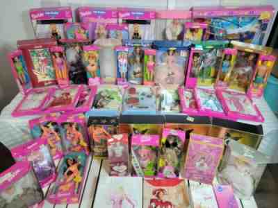 Entire Vintage BARBIE Collection 90s & Earlier Brand New 155 Pieces NO RESERVE!!