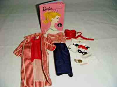 BARBIE ROMAN HOLIDAY ORIGINAL & COMPLETE OUTFIT WITH RARE COMPACT #968