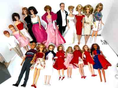 Vintage Barbie BIG LOT American Girl Francie Mod Era Suzy Goose Wardrobe Tammy