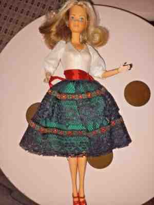 Barbie Estrela 1983 Rare Floral Dress Rare Brazil NRFB Glamour