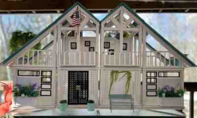 Barbie Vintage Dream House Make-Over OOAK Custom LOT Repaint Furniture Midge