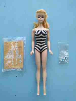 Original MATTEL BARBIE Zebra Stripe BATHING SUIT Glasses Pamphlet Brochure VHTF