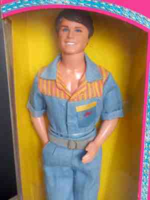 Barbie Ken Estrela 1990 Moda Jeans Rare Brazil NRFB