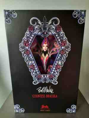 Bob Mackie Countess Dracula Barbie Doll Gold Label #300/3200 New In Box
