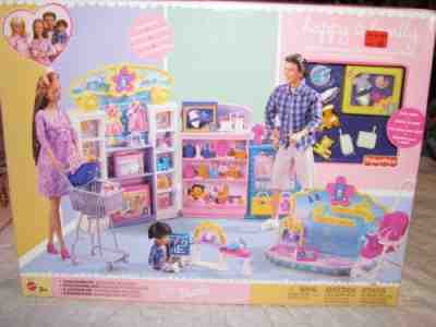 Happy Family Doll Midge, Alan, Grandma, Grandpa, Baby Doctor, Play Set