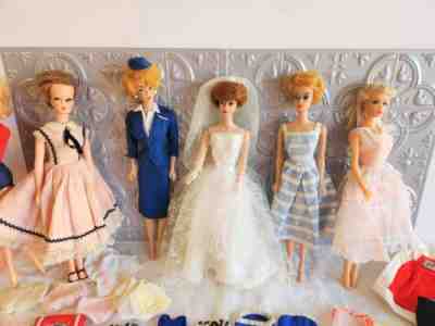 1960â??s Huge Lot of Vintage Barbie dolls, Clothes, Shoes, Accessories