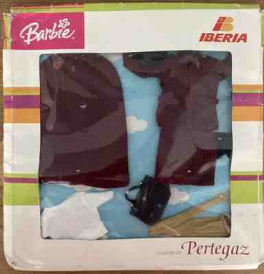 1968 IBERIA AIRLINES PERTEGAZ UNIFORM BARBIE CLOTHES COSTUME RARE MATTEL
