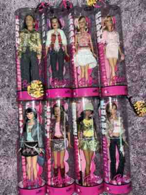 Fashion Fever Modern trends collection 8 Barbies. VHTF Lea butterfly