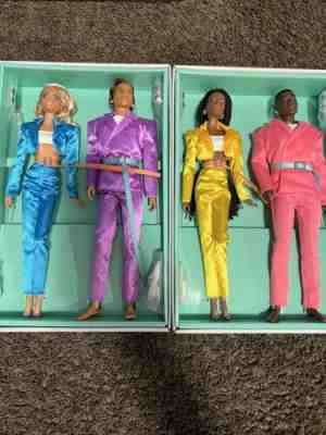 Barbie And Ken Power Pair Dolls Signature Convention Dolls , African And CÃ¡ucasi