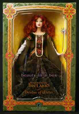 Deirdre of Ulster Barbie Doll Platinum Label Legends of Ireland Irish Celtic EX"