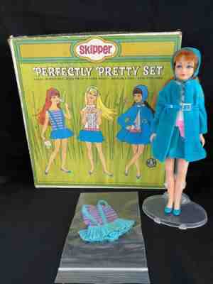 Vintage Skipper Perfectly Pretty Sears Giftset Exclusive RARE With Box #1546
