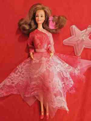 Barbie Estrela 1985 Rare Pink Dress Rare Brazil Glamour Excelent Condition