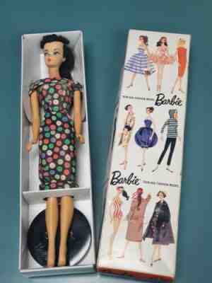 Vintage #1 Burnette Ponytail Barbie Doll 1959 -- Great condition!