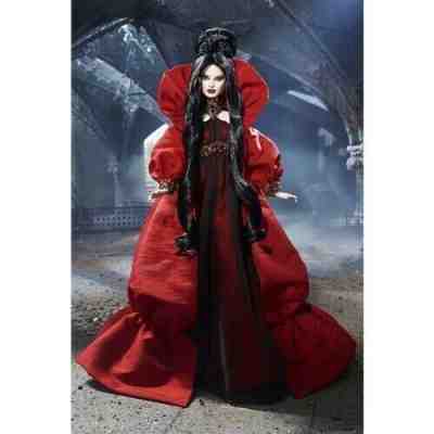 NRFB Barbie Haunted Beauty Vampire X8280 2013 Gold Label Mattel Doll