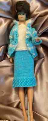 1962 Barbie DollÂ  Â with carrying case, wardrobe, original clothes & accessories