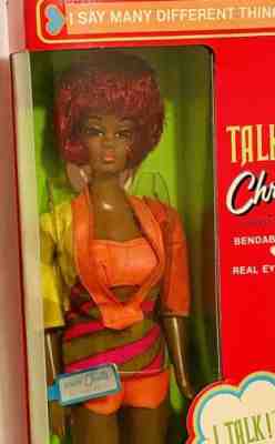 VHTF Vintage Mod 1969 Redhead Talking Christie AA Black Barbie Friend 1126 NRFB