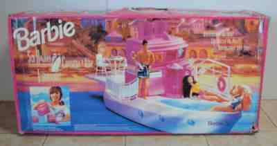 Vintage Barbie 1993 Sea Holiday Stella Di Mare Yacht #10136 Italian Ship Cruise