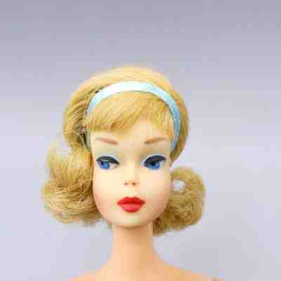 American Girl Pink Skin Side Part Vintage Barbie Doll from 1966