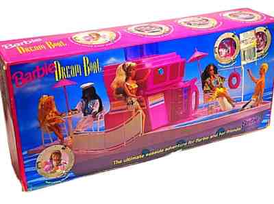 Vintage Barbie Doll Dream Boat Seaside Adventure Cruise Ship Vehicle Set Unused