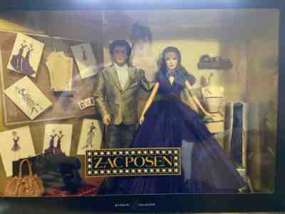 Zac Posen Barbie and Ken giftset NRFB with shipper Platinum Label