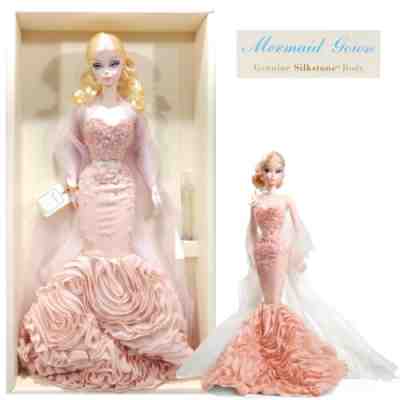 MERMAID GOWN SILKSTONE BARBIE - NRFB - BFMC - GOLD LABEL - MATTEL X8254 - 2012