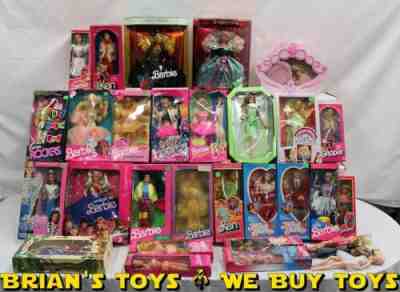 Barbie/Doll Lot of 30: Heart Family, Tropical Splash, Sparkle Eyes & More! NR
