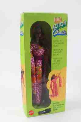 Vintage NRFB - Original 1971 Mattel Mod Live Action Christie Black AA Barbie Box