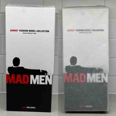 Mad Men - Set Of 2 Silkstone Barbie Dolls - Betty Draper & Joan Holloway