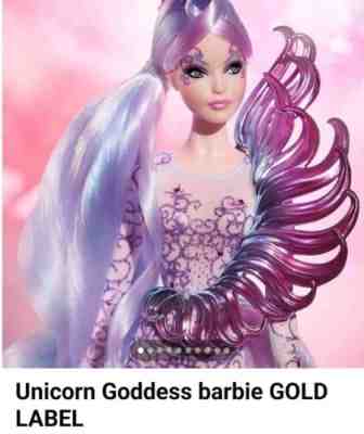 Mythical Muse Series Unicorn Goddess Barbie NRFB. MINT CONDITION