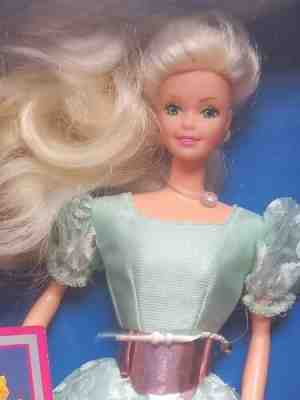 Barbie Estrela 1988 Glamour Gala Rare Brazil NRFB Light Green Lace Dress