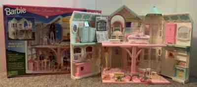 BARBIE DELUXE DREAM HOUSE 100% COMPLETE WITH BOX 1998 MATTEL NEW MINT CONDITION