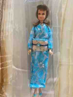 Vintage Francie Barbie in Japanese Blue Kimono Obi