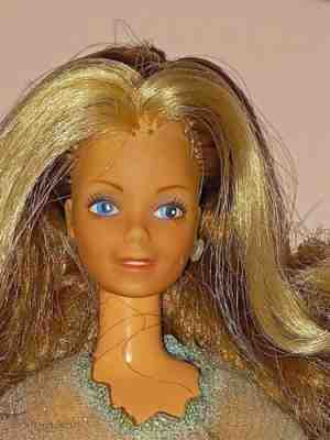 Barbie Estrela 1984 Rare Blue Dress Rare Brazil Glamour