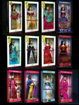 Princess Dolls of the World India Incas Korean Mexico South Africa Barbie Lot 12