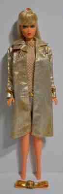 VTG TNT-Twist 'N Turn Bendable Leg Barbie Doll #1160 Intrigue #1470 Outfit BLND