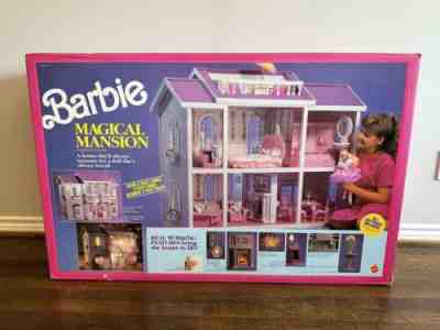 NIB Rare Vintage (1990) Barbie Magical Mansion