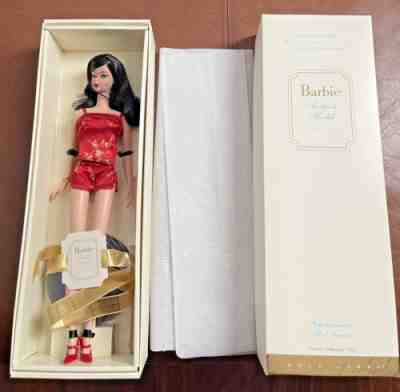 Rare- 2004 Barbie BFMC NRFB Chinoiserie Red Sunset Silkstone Gold Label C6260