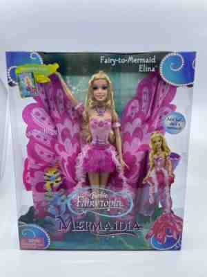 Barbie Fairytopia Mermaidia Fairy to Mermaid Doll Elina J6060 2005