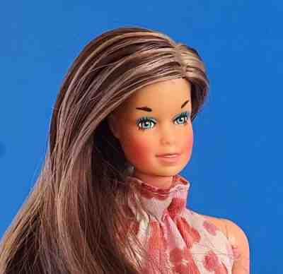 Vintage Barbie family VALERIE Doll, Frosted Hair & Outfit 1977 Mexico by CIPSA