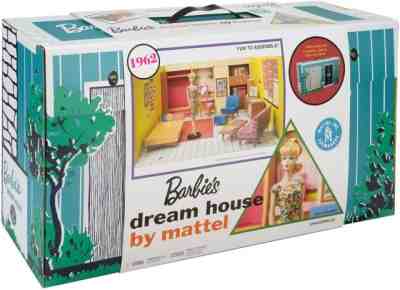 NRFB! Barbie 1962 Teenage Fashion Model Dream House - 2017 Repro FND44