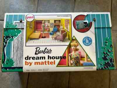 Vintage 1962 Mattel 2017 Reproduction Barbie Doll Dream House