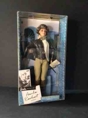 Mattel Barbie Signature Inspiring Women Amelia Earhart Aviator Pilot Doll MIBÂ â?¨