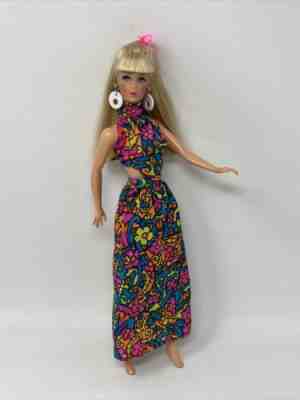 RARE Vintage Barbie Best Buy #8680 Halter Dress FESTIVAL FASHION #1056 VARIATION