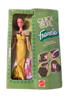 NEW IN BOX 1972 Vintage Mattel Quick Curl Francie Barbie DOLL