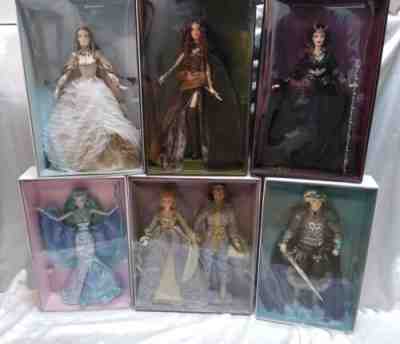 Barbie Faraway Forest Collection Complete Set NRFB Elf Queen of the Dark Forest+