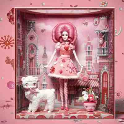 Mark Ryden x Barbie Pink Pop Limited Edition Doll in Hand HJN33 -9993 in Mailer