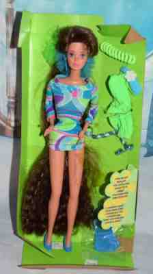 Ultra Hair Brunette Whitney Barbie doll Steffi Face Rare 90s Mattel