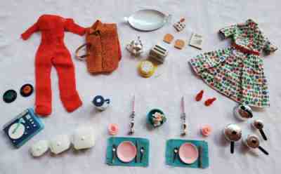 Vintage 1965 Barbie Hostess Gift Set #1034 RARE EXCLUSIVE Near Complete